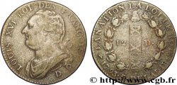 CONVENZIONE NAZIONALE 12 deniers dit au faisceau , type FRANCOIS 1793 Lyon