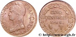 Cinq centimes Dupré, grand module 1797 Lille F.115/31