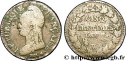Cinq centimes Dupré, grand module 1799 Lille F.115/73