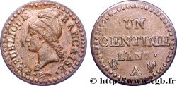 Un centime Dupré, 7 normal 1799 Paris F.100/15 TTB