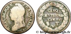 Cinq centimes Dupré, grand module 1800 Lille F.115/134