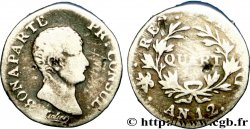 Quart (de franc) Bonaparte Premier Consul 1804 Lyon F.157/3 B