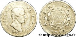 Quart (de franc) Bonaparte Premier Consul 1804 Perpignan F.157/8 TB
