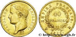 40 francs or Napoléon tête laurée, Empire français, A sur Coq 1811 Paris F.541/7