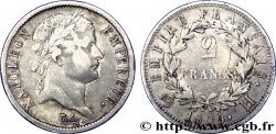 2 francs Napoléon Ier tête laurée, Empire français 1809 La Rochelle F.255/3