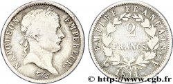 2 francs Napoléon Ier tête laurée, Empire français 1811 Paris F.255/24 TB