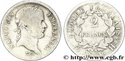 2 francs Napoléon Ier tête laurée, Empire français 1813 La Rochelle F.255/56