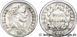 Demi-franc Napoléon Ier tête laurée, Empire français 1813 Bordeaux F.178/55