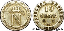 10 cent. à l N couronnée 1808 Nantes F.130/8 TTB
