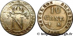 10 cent. à l N couronnée 1809 Toulouse F.130/16
