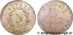 5 cent. Anvers à l’N, frappe de l’atelier de Wolschot 1814 Anvers F.115B/2