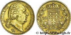 20 francs or Louis XVIII, tête nue 1819 Perpignan F.519/16