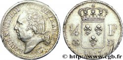 1/4 franc Louis XVIII 1817 Lyon F.163/4