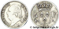 1/4 franc Louis XVIII 1819 Paris F.163/15 TTB