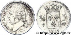 1/4 franc Louis XVIII 1819 Lille F.163/17 SUP