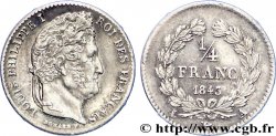 1/4 franc Louis-Philippe 1843 Paris F.166/93 TTB