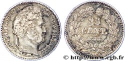 25 centimes Louis-Philippe 1848 Strasbourg F.167/13