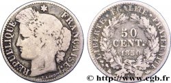50 centimes Cérès, IIe République 1850 Bordeaux F.184/4 TB