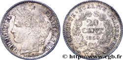 20 centimes Cérès, IIe République, oreille haute 1850 Paris F.146/2