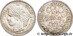 20 centimes Cérès, IIe République, oreille basse 1850 Paris F.146/3 SUP