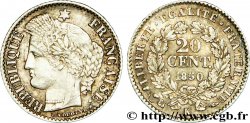 20 centimes Cérès, IIe République, oreille basse 1850 Bordeaux F.146/5