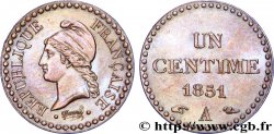 Un centime Dupré, IIe République 1851 Paris F.101/7