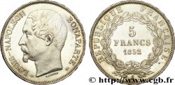 5 francs Louis-Napoléon, J.J. BARRE 1852 Paris F.328/1 AU