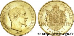 100 francs or Napoléon III, tête nue 1855 Strasbourg F.550/2
