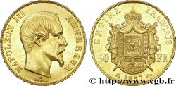50 francs or Napoléon III, tête nue 1857 Paris F.547/4