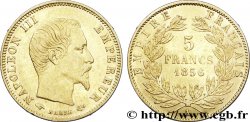 5 francs or Napoléon III, tête nue, grand module 1856 Paris F.501/2 SS