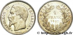 1 franc Napoléon III, tête nue 1857 Paris F.214/10
