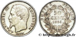 50 centimes Napoléon III, tête nue 1856 Paris F.187/4 TTB