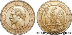 Dix centimes Napoléon III, tête nue 1853 Lyon F.133/5 SUP