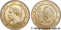 Dix centimes Napoléon III, tête nue 1857 Lille F.133/46