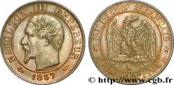 Cinq centimes Napoléon III, tête nue 1857 Paris F.116/37 SUP