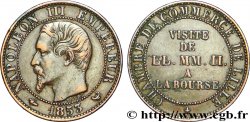 Module de Cinq centimes Napoléon III, tête nue, Visite impériale à Lille les 23 et 24 septembre 1853 1853 Lille VG.3367 