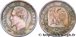 Un centime Napoléon III, tête nue 1856 Marseille F.102/30