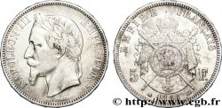 5 francs Napoléon III, tête laurée 1866 Paris F.331/9