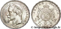 5 francs Napoléon III, tête laurée 1868 Paris F.331/12 SUP
