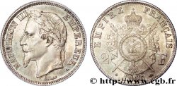 2 francs Napoléon III, tête laurée 1866 Paris F.263/2