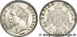 2 francs Napoléon III, tête laurée  1869 Strasbourg F.263/11 SUP