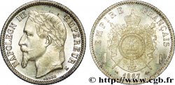 1 franc Napoléon III, tête laurée 1867 Bordeaux F.215/9 SPL