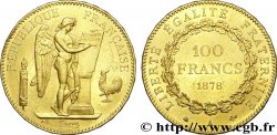 100 francs or Génie, tranche inscrite en relief Dieu protège la France 1878 Paris F.552/1