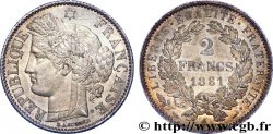 2 francs Cérès, avec légende 1881 Paris F.265/12