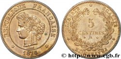 5 centimes Cérès 1876 Paris F.118/13 SUP