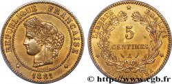 5 centimes Cérès 1881 Paris F.118/22