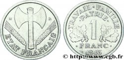 1 franc Francisque, légère 1943 Beaumont-Le-Roger F.223/4