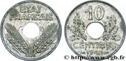 10 centimes État français, grand module 1942  F.141/4 TTB