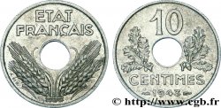10 centimes État français, grand module 1943 F.141/5