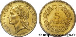 5 francs Lavrillier, bronze-aluminium 1945 Castelsarrasin F.337/6